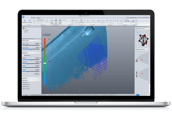Ger&ccedil;ek Zamanlı G&ouml;r&uuml;nt&uuml;l&uuml; 3D Tarama Yazılımı