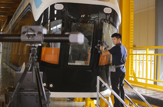 Demiryolu Taşımacılığı End&uuml;strisi i&ccedil;in Kablosuz 3D Tarama