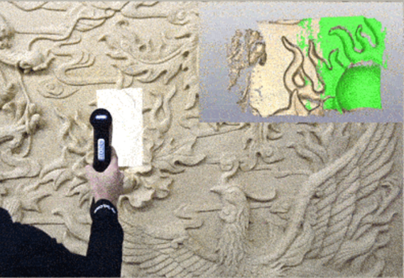 3D Tarama ger&ccedil;ek zamanlı g&ouml;r&uuml;nt&uuml;