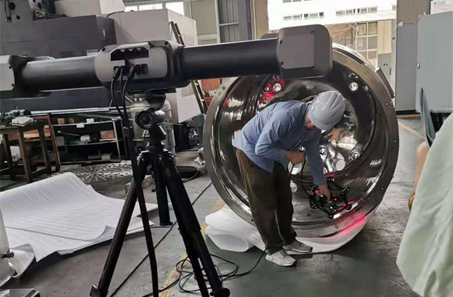 Ekipman Bakımı, Onarımı ve Revizyonu i&ccedil;in Optik İzleme 3D Tarayıcı