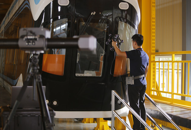 Kablosuz mod&uuml;ll&uuml; Optik İzleme 3D tarayıcı