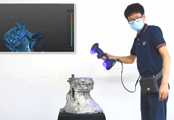 Taşınabilir 3D tarayıcılar i&ccedil;in kablosuz 3D tarama mod&uuml;l&uuml;