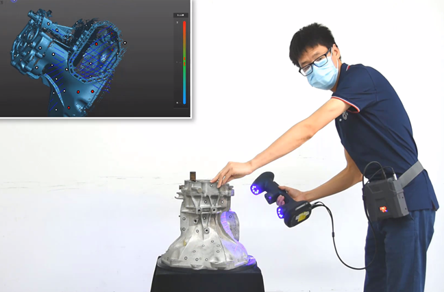 3D muayene i&ccedil;in kablosuz tarama