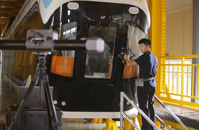 Demiryolu end&uuml;strisi i&ccedil;in 3D tarama